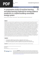 A comparative study of machine learning and deep learning methods for energy balance prediction in a hybrid building-renewable energy system