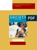 (eBook PDF) Society 15th Edition by John J. Macionis 2024 Scribd Download