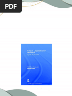 Full Download Corpus Linguistics for Grammar 1st Edition Christian Jones PDF DOCX