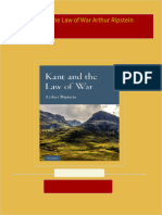 Complete Download Kant and the Law of War Arthur Ripstein PDF All Chapters