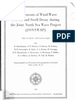 016 - Measurements of Wind-Wave Growth and Swell Decay During The Joint North Sea Wave Project (JONSWAP)