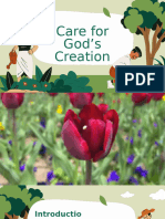 Care for God's Creation