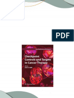 Checkpoint Controls and Targets in Cancer Therapy 1st Edition Krijn K. Dijkstra All Chapters Instant Download