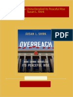 PDF Overreach: How China Derailed Its Peaceful Rise Susan L. Shirk download