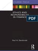 (Routledge Focus on Economics and Finance) Paul H. Dembinski - Ethics and Responsibility in Finance-Routledge (2017)