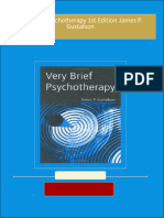 Full download Very Brief Psychotherapy 1st Edition James P. Gustafson pdf docx