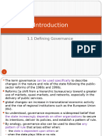 Governance Ch 1