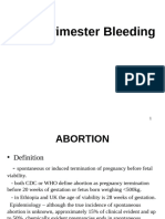 First Trimester Bleeding Seminar 13