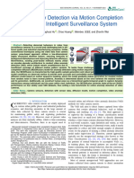 Video Anomaly Detection via Motion Completion Diffusion for Intelligent Surveillance System