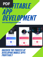 Profitable App Development Uncover The Process of Developing Mobile Apps Profitably