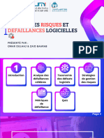 Gestion des risques et défaillances logicielles