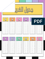 Multiplication Mathematics Poster Colorful Checkered Style.pdf