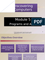 Module 5 Programs and Apps