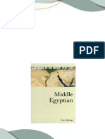 Download full Middle Egyptian 1st Edition Peter Beylage ebook all chapters