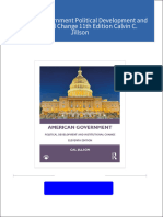 Instant ebooks textbook American Government Political Development and Institutional Change 11th Edition Calvin C. Jillson download all chapters