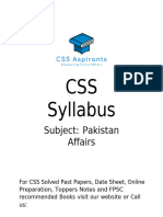 Pakistan-Affairs-CSS-Syllabus