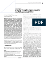 FuzzyinducedcontrollerforoptimalpowerqualityimprovementwithPVA connectedUPQC