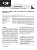 2011 DARA Development of an Electrical Power Take Off System for a Sea-test Scaled Offshore Wave Energy Device