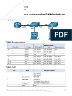 4.2.8 Lab Configure Router on a Stick Inter Vlan Routing Pt BR