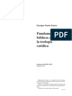 Fundamentos bíblicos de la teología católica autor Enrique Pardo Fuster