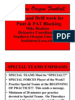 Punt & Pat Block Clinic - Southern Oregon