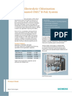 On-Site Electrolytic Chlorination Skid-Mounted OSEC B-Pak System