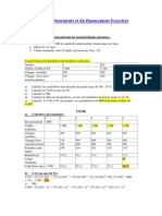 Exercice Choix D'investissment Et Fin An Cement