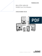 Bulletin 140U/Ue: Molded Case Circuit Breakers