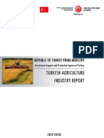 Turkish Agriculture Industry Report: Republic of Turkey Prime Ministry