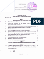 Ect303 Digital Signal Processing, December 2023