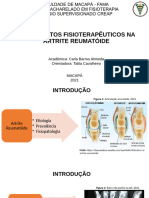 SLIDE CARLA- ARTRITE REUMATÓIDE