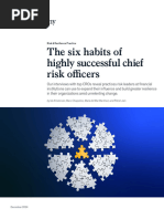 The Six Habits of Highly Successful Chief Risk Officers