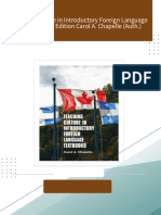 1001Full download Teaching Culture in Introductory Foreign Language Textbooks 1st Edition Carol A. Chapelle (Auth.) pdf docx