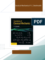 Foundations of Classical Mechanics P. C. Deshmukh All Chapters Instant Download