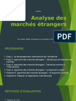 Analyse des marchés étrangers cours