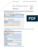 SAP Network Blog - CRM 2007 How To - 2 B (Transaction Launcher)