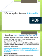 Unit 2. Offence Against Person-2. 1. Homicide- (1) (1)