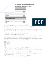 Exercício de revisão de Contabilidade Societária sem respostas