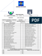 SUMULA CHAMPIONS GAROTOS DA COLINA X JOGA3 - 3º RODADA - SUB 14