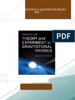 Theory and experiment in gravitational physics Will 2024 scribd download