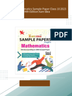 Download full XAM IDEA Mathematics Sample Paper Class 10 2023 2024th Edition Xam Idea ebook all chapters