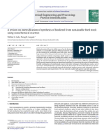 A review on intensification of synthesis of biodiesel from sustainable feed stock using sonochemical reactors