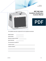 C64718AC Met One 3400+ Installation Qualification