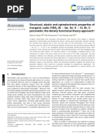 Structural, elastic and optoelectronic properties of