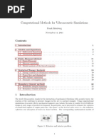 Computational Methods For Vibroacoustic Simulations