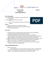 7th Sst Lesson Notes Democracy