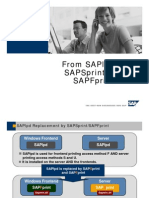 SAPFprint and SAPSPrint