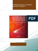 Statistical Portfolio Estimation 1st Edition Masanobu Taniguchi 2024 Scribd Download