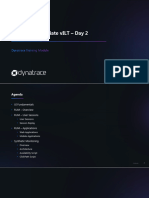 Dynatrace Associate VILT (Day 2)