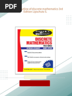 6307Download Full Schaum s outline of discrete mathematics 3rd Edition Lipschutz S. PDF All Chapters